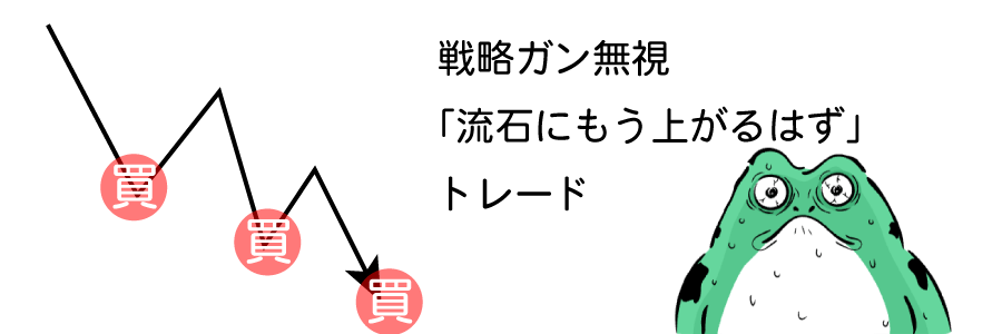 メンタル崩壊トレード