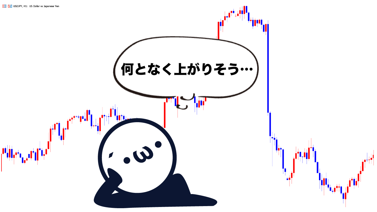 FXの失敗例①戦略のないトレード