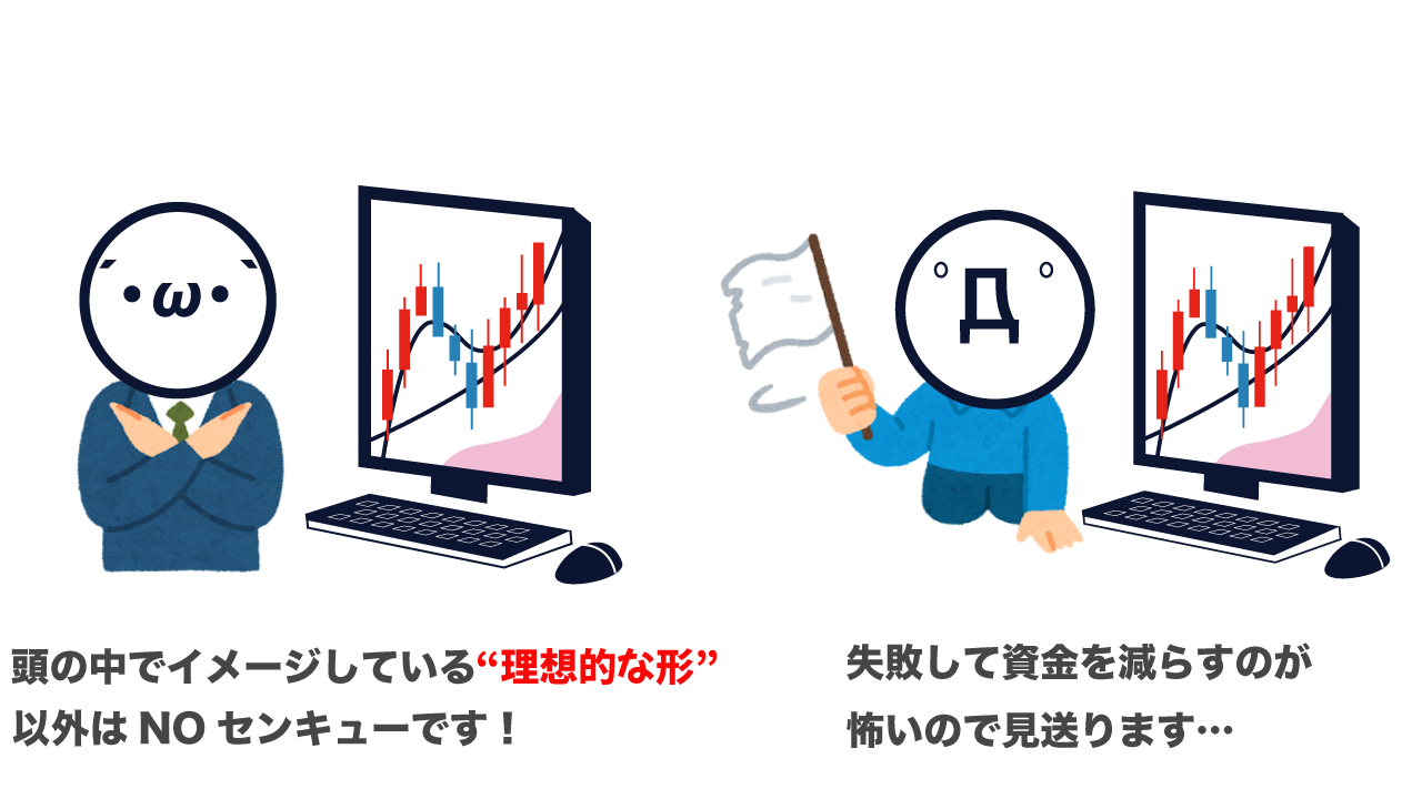 分析に自信がない人のイメージ